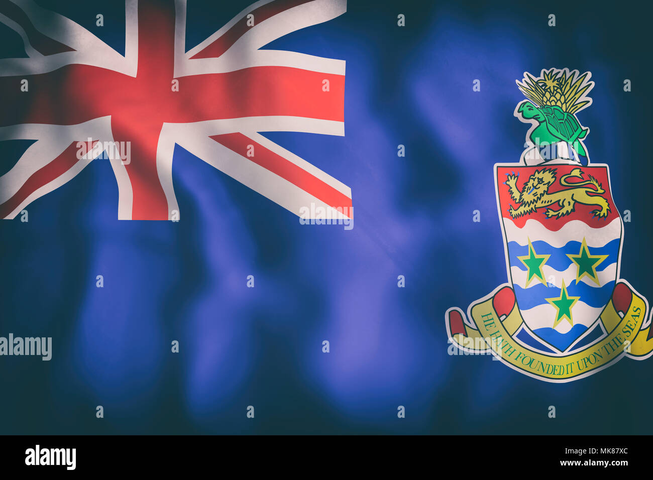 Cayman islands george town flag hi-res stock photography and images - Alamy