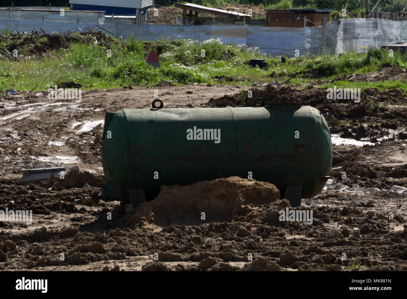 Underground petrol container hi-res stock photography and images - Alamy