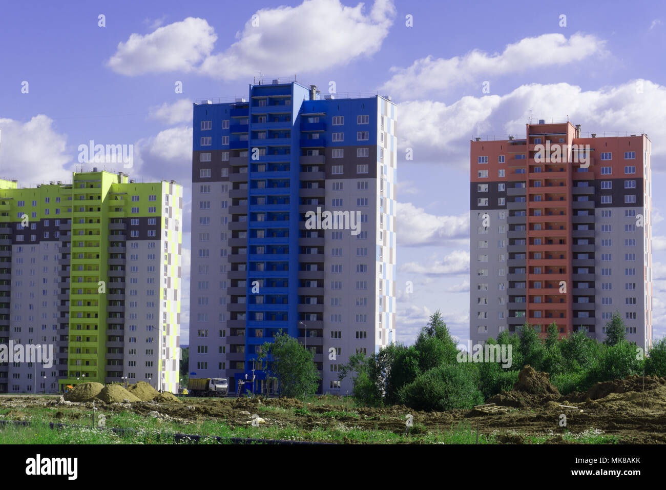 Picture of Modern and Stylish Condo High Rise Stock Photo - Alamy