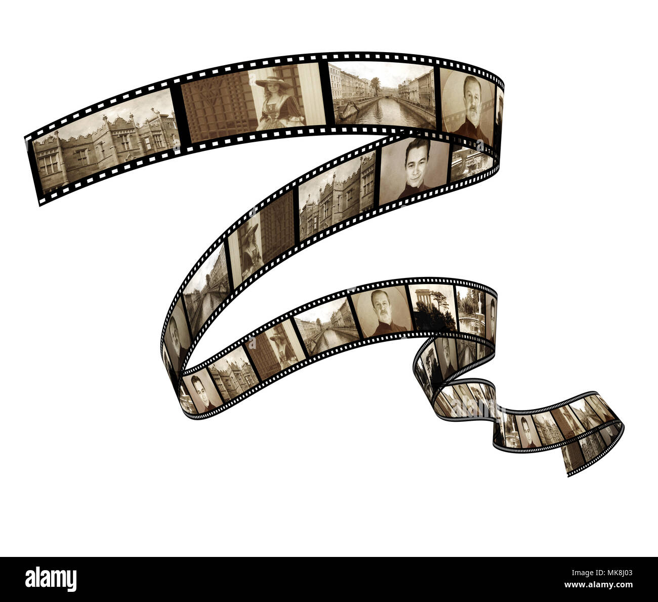 Filmstrip Cut Out Stock Images & Pictures - Alamy