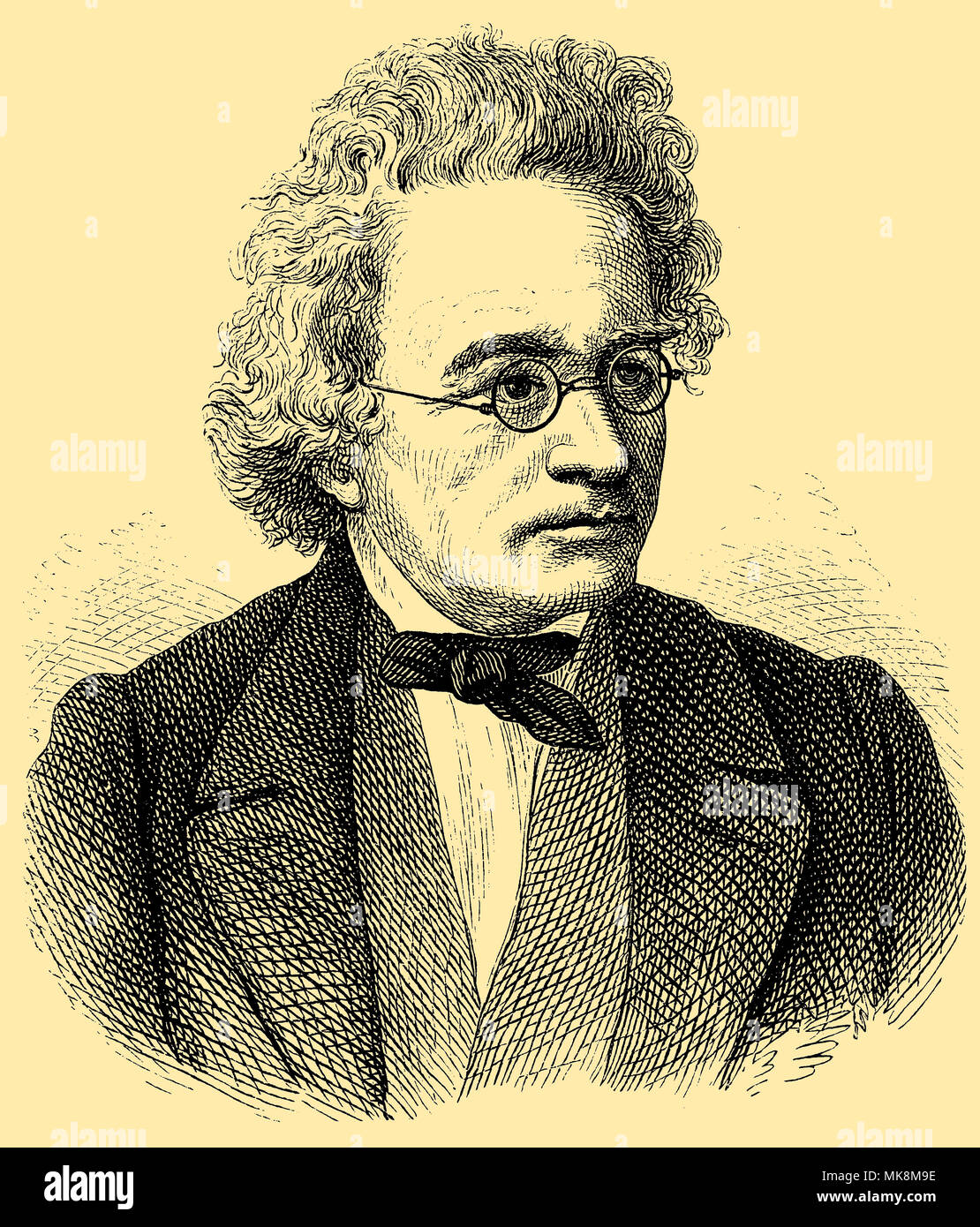 David Justus Ludwig Hansemann (b. 12 July 1790, died August 4, 1864), Stock Photo