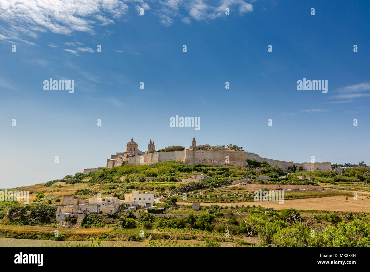 The medieval walled city of Mdina in Malta Stock Photo - Alamy
