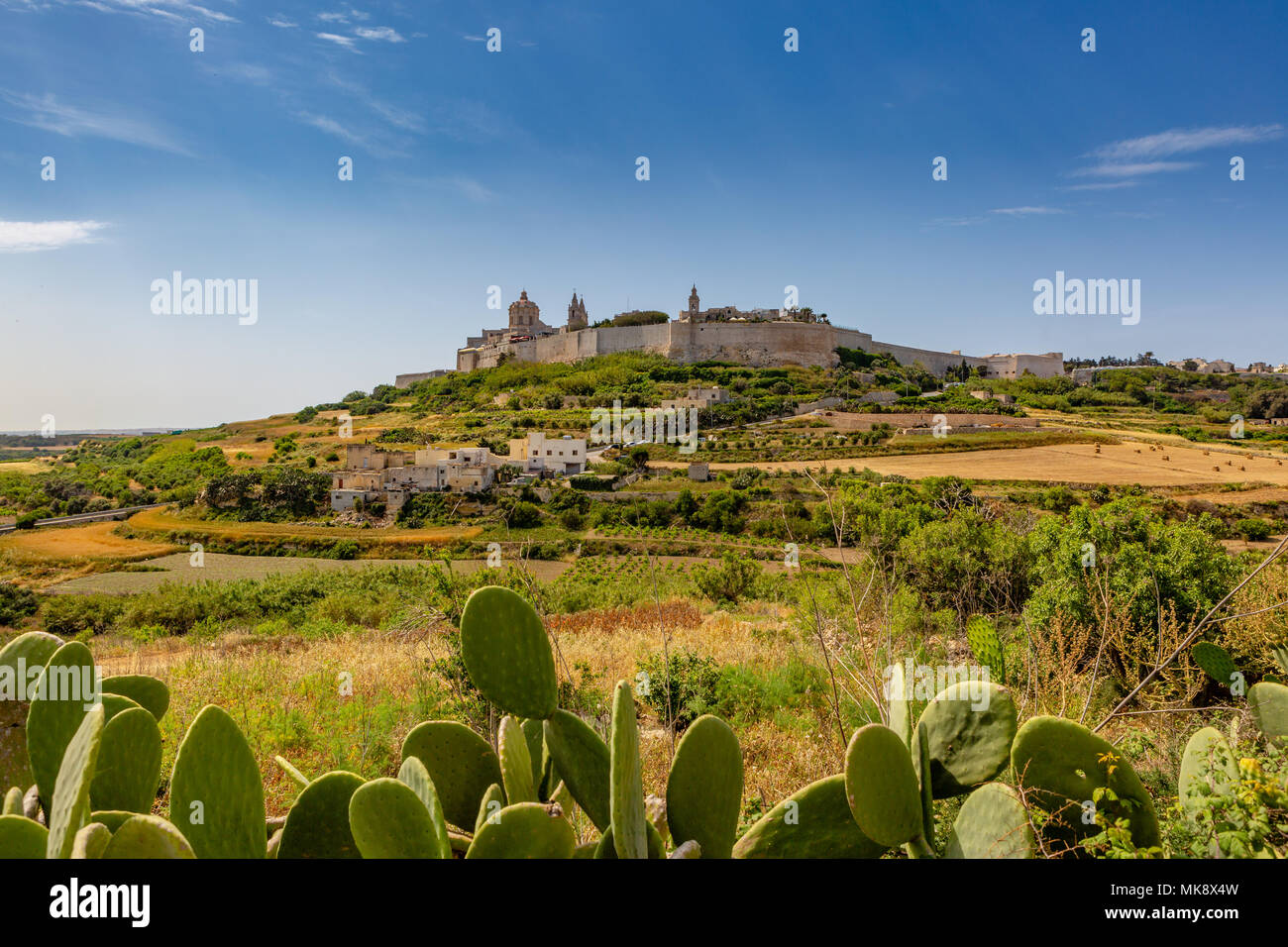 Walled city of mdina hi-res stock photography and images - Alamy