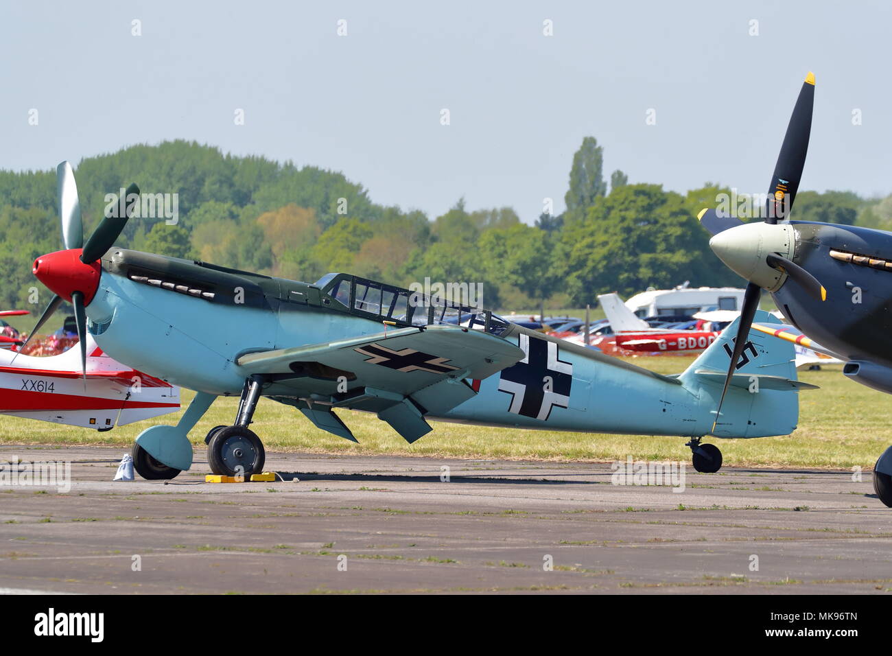 Messerschmitt Me109 at the Abingdon Air & Country Show Stock Photo