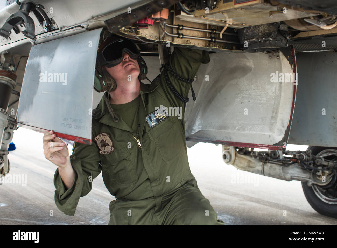 Cpl. William Thomason, a fixedwing aircraft mechanic with Marine All