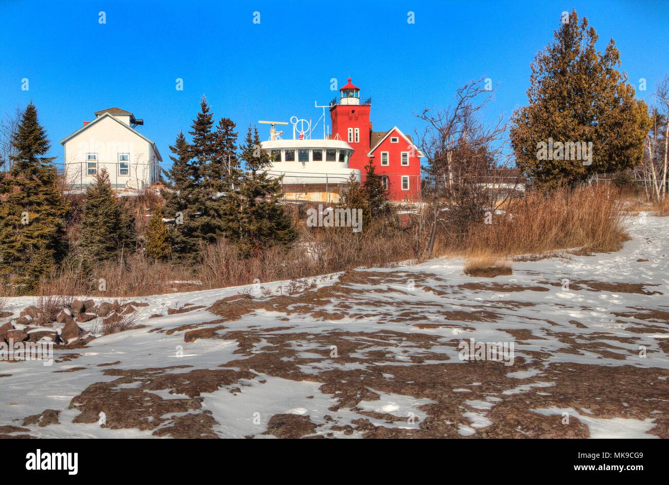 Two Harbors is a community on the North Shore of Lake Superior in