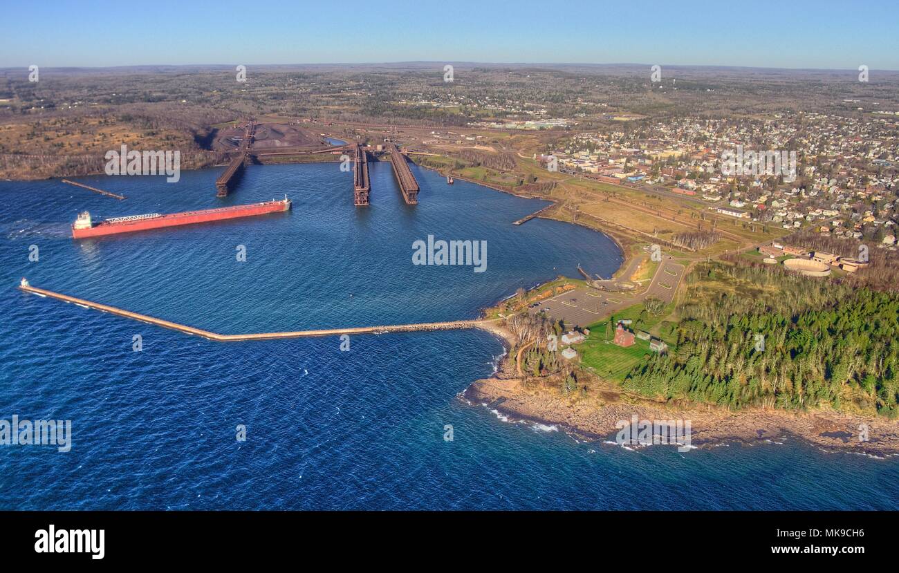 Two Harbors is a community on the North Shore of Lake Superior in