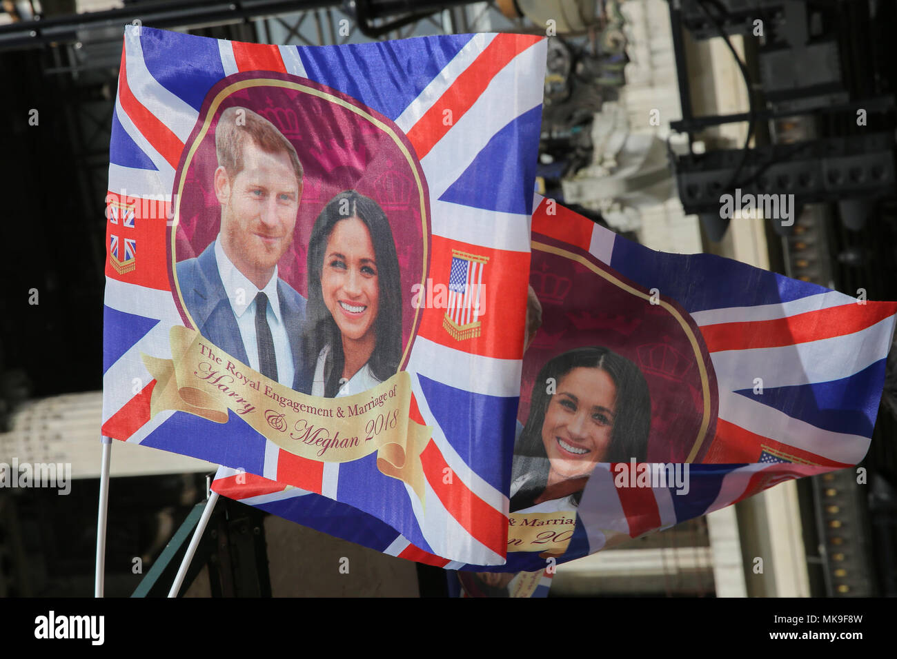 Royal Wedding Of Prince Harry And Meghan Markle Flags And Banner