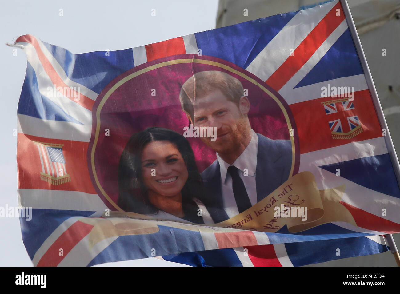 Royal Wedding Of Prince Harry And Meghan Markle Flags And Banner