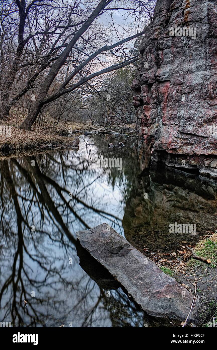 Devil's Gulch is located By Garretson, South Dakota and is where Famous