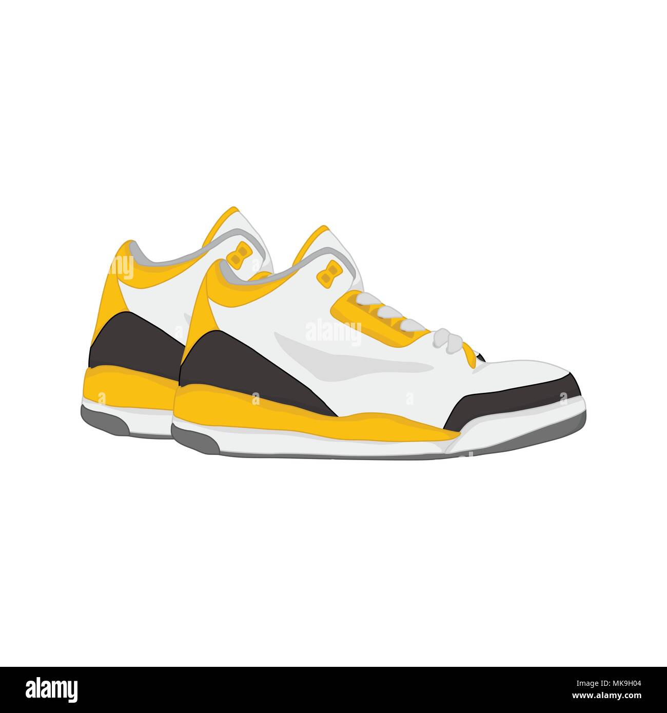 Sport Shoes Fashion Style Item Vector Illustration Graphic Design Stock Vector Image Art Alamy