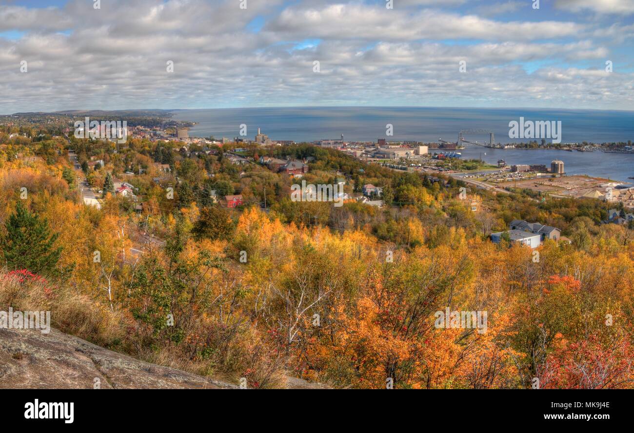 Enger Tower is a tourist destination and scenic view in Duluth