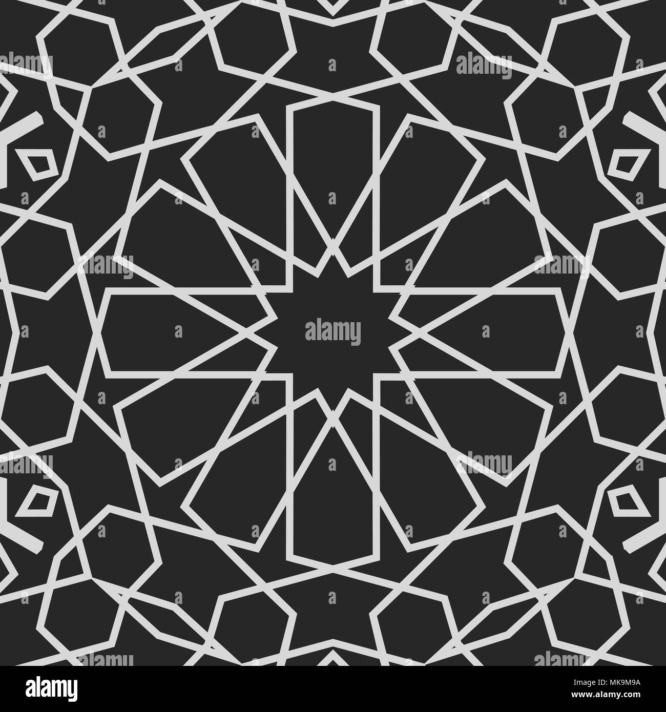 Background with seamless pattern islamic style illustration Stock ...