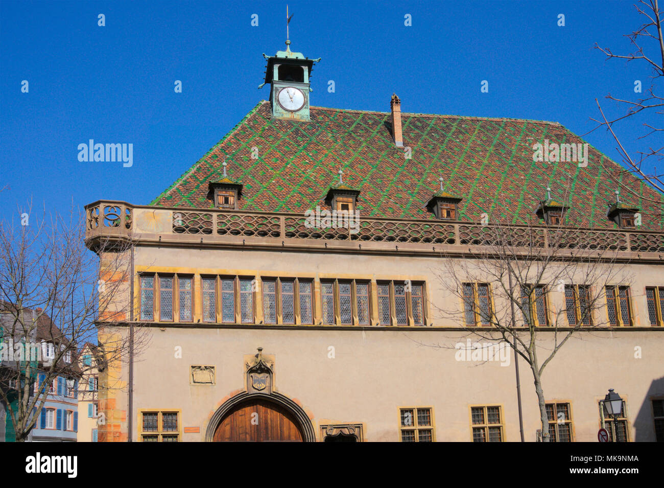 the former douane or customs control edifice (Koifhus) in Colmar, Alsace, France Stock Photo