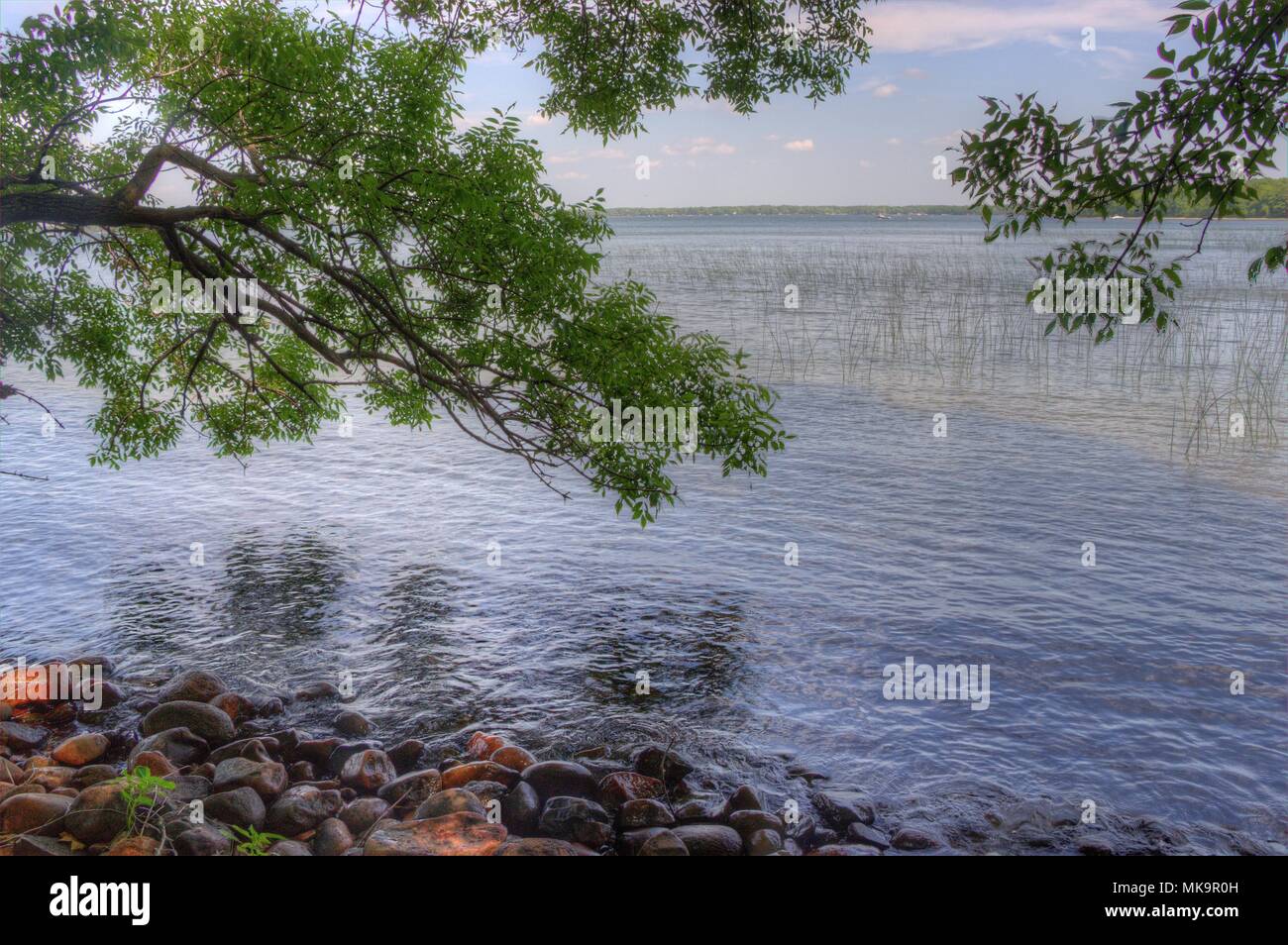 Bowstring Lake is Part of the Leech Lake Native American Reservation in