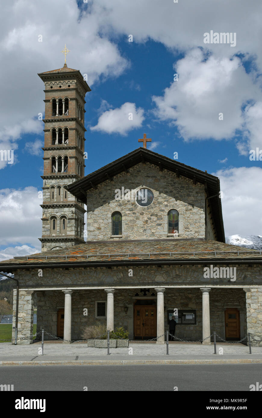 ST. KARL CHURCH, ST. MORITZBAD, ST. MORITZ, UPPER ENGADIN, CANTON