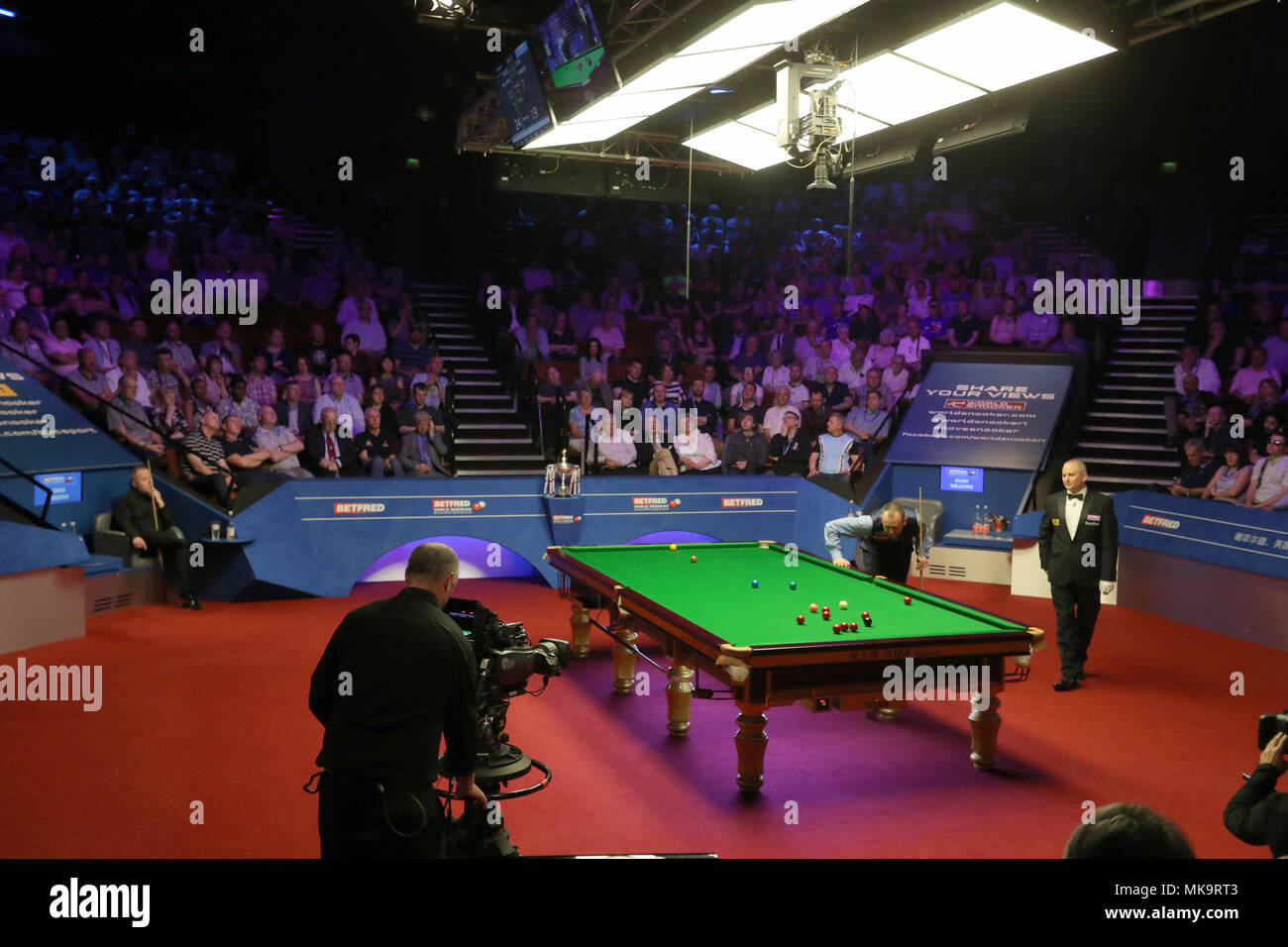 Mark Williams At The Table During Day Seventeen Of The 2018