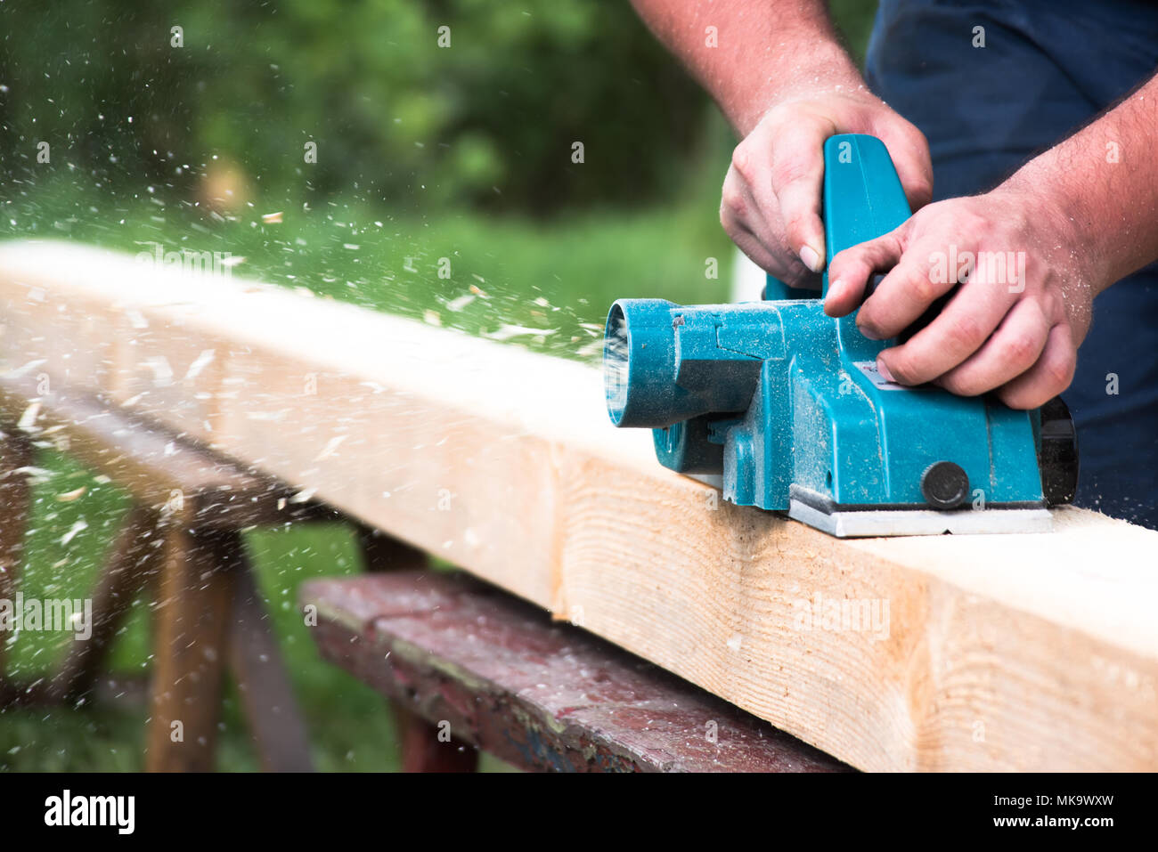 Outils de travail du bois de plaisance Leçons Carpenter Photo Stock - Alamy