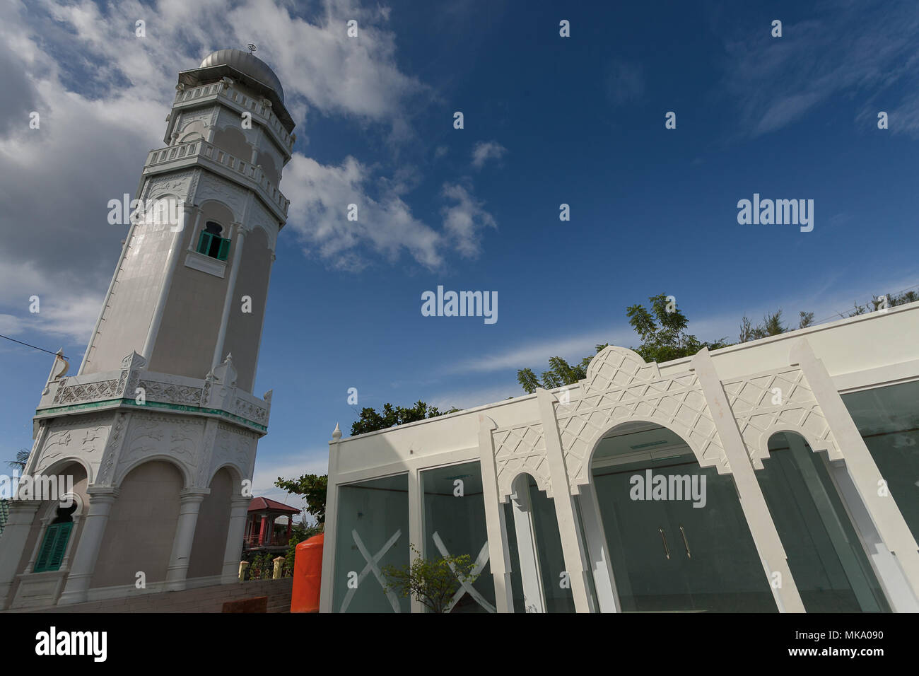 Mosque Baiturrahim, at Aceh district Sumatra, Indonesia Stock Photo