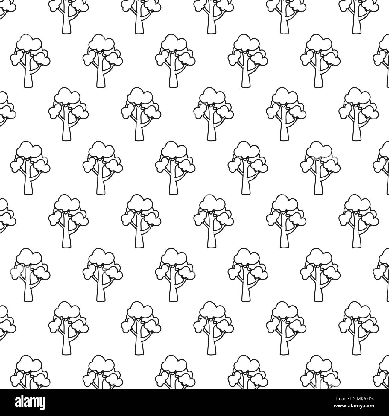 background of trees design, vector illustration Stock Vector Image ...