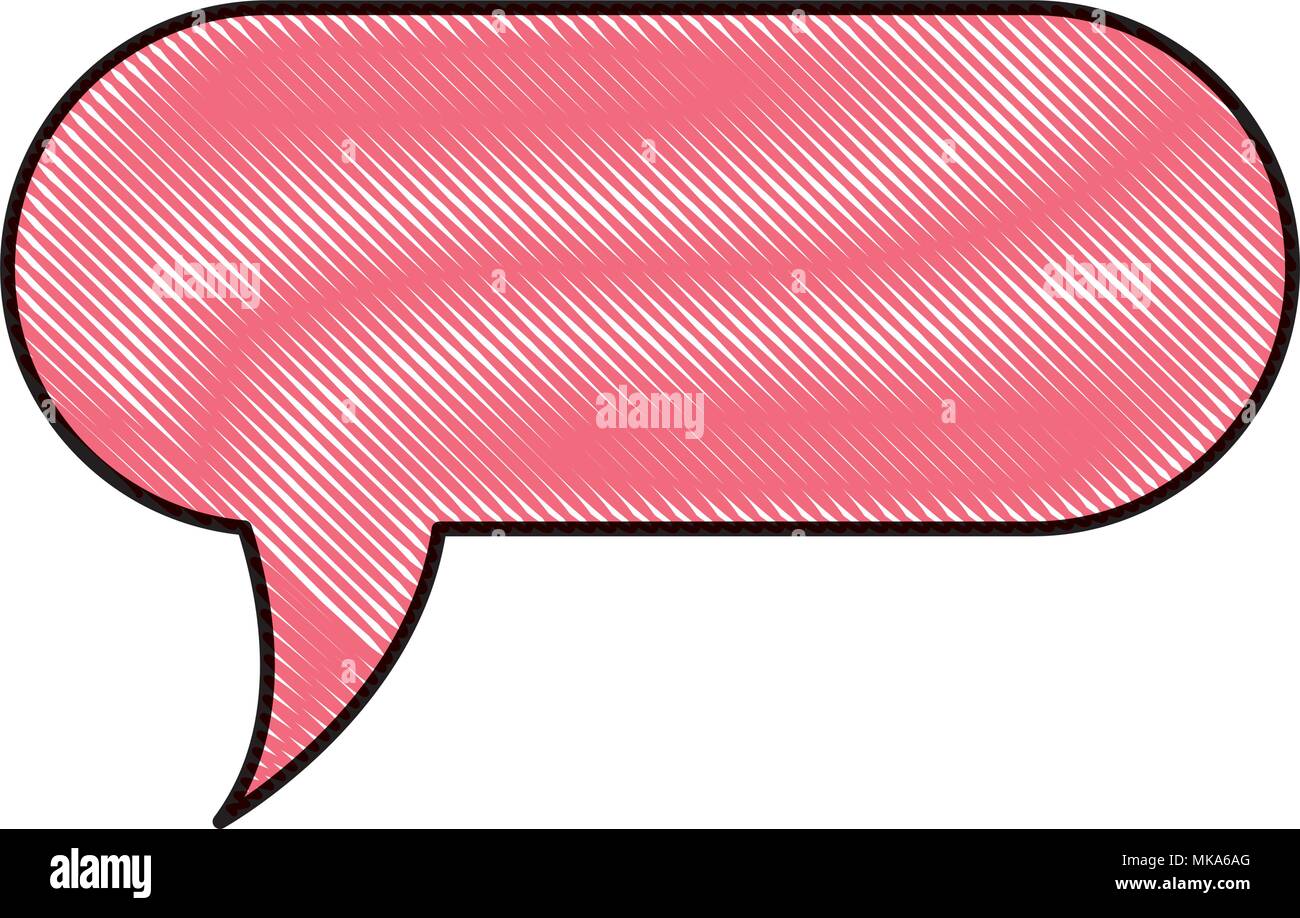pink speech bubble icon over white background, vector illustration ...