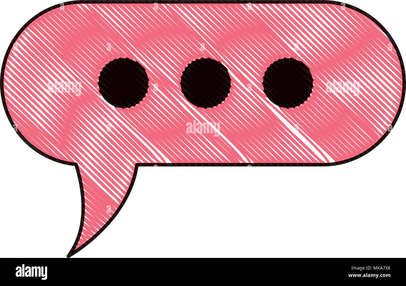 pink speech bubble icon over white background, vector illustration ...