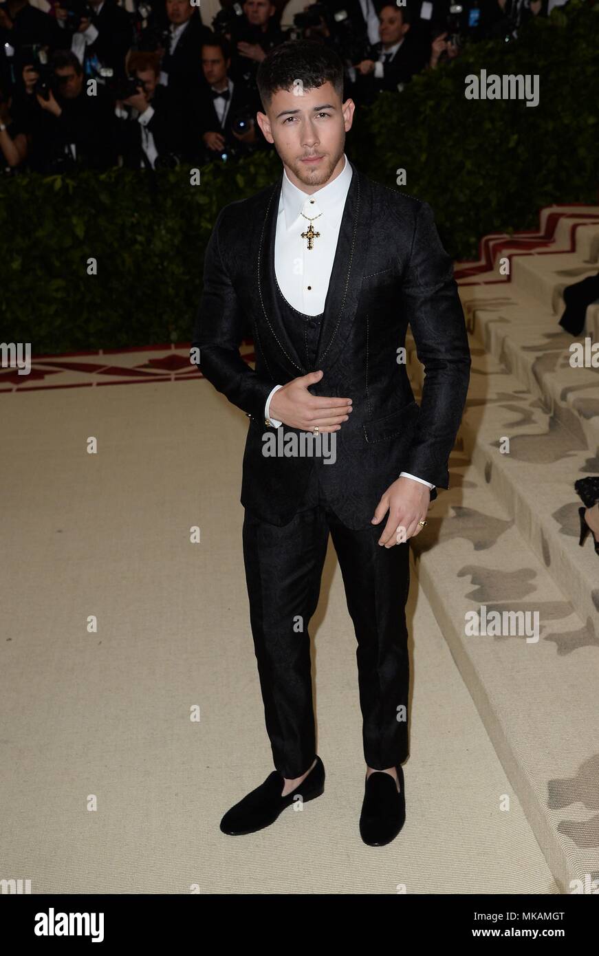 New York, NY, USA. 7th May, 2018. Nick Jonas at arrivals for Heavenly