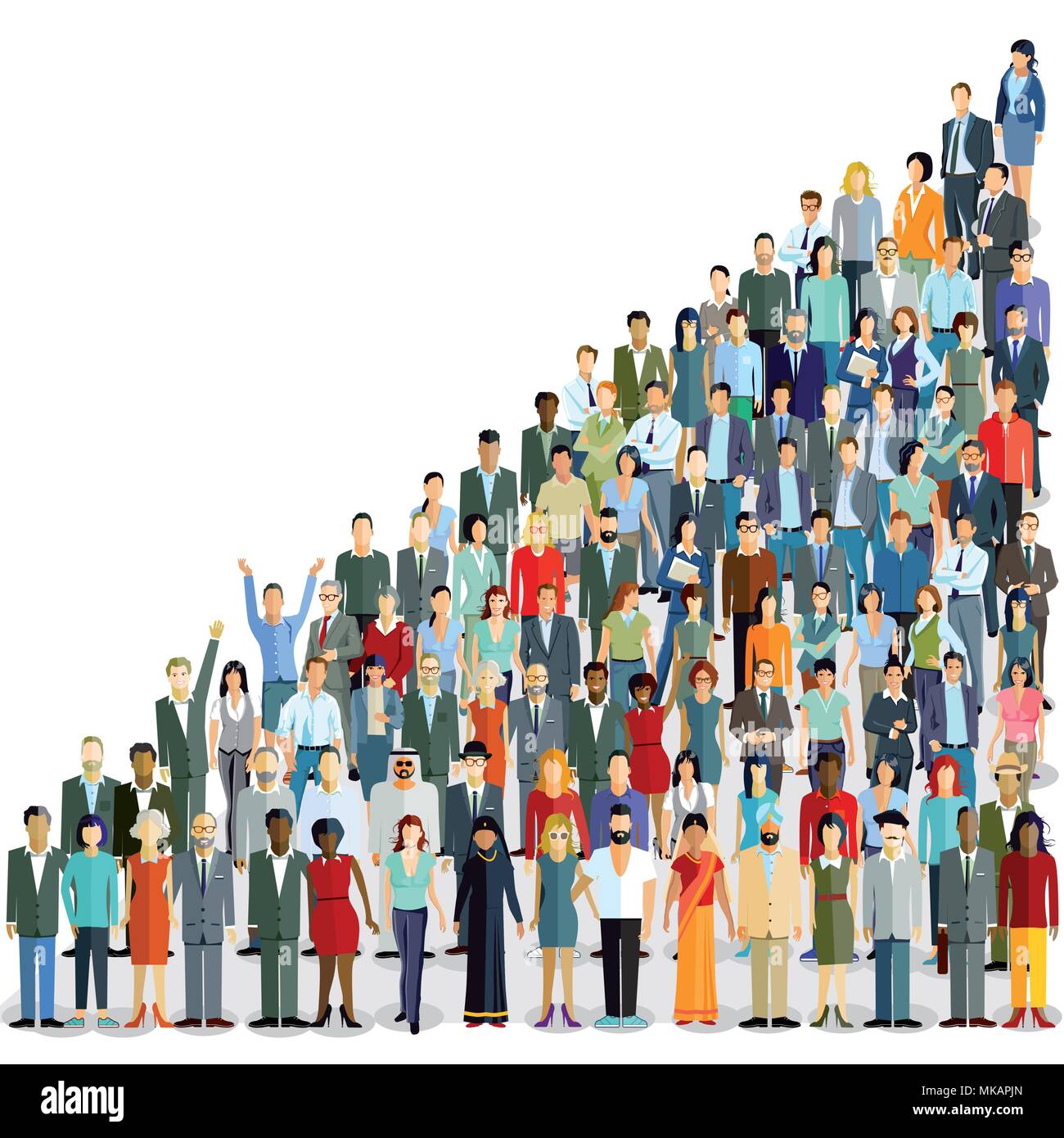 an international population illustration Stock Vector Image Art Alamy