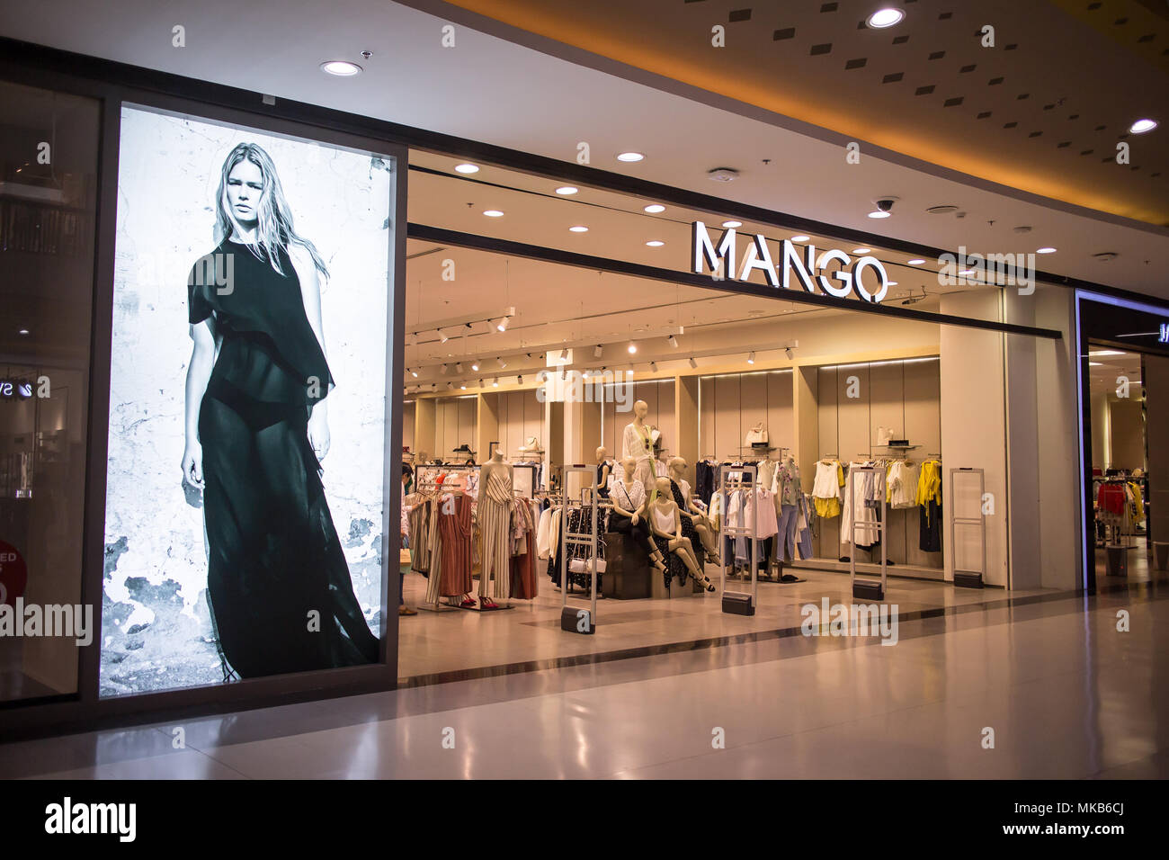 CHIANG MAI, THAILAND - MAY 7 Mango shop. MANGO, is a clothing design and manufacturing company, founded Barcelona, Spain. Photo in Fe Stock - Alamy