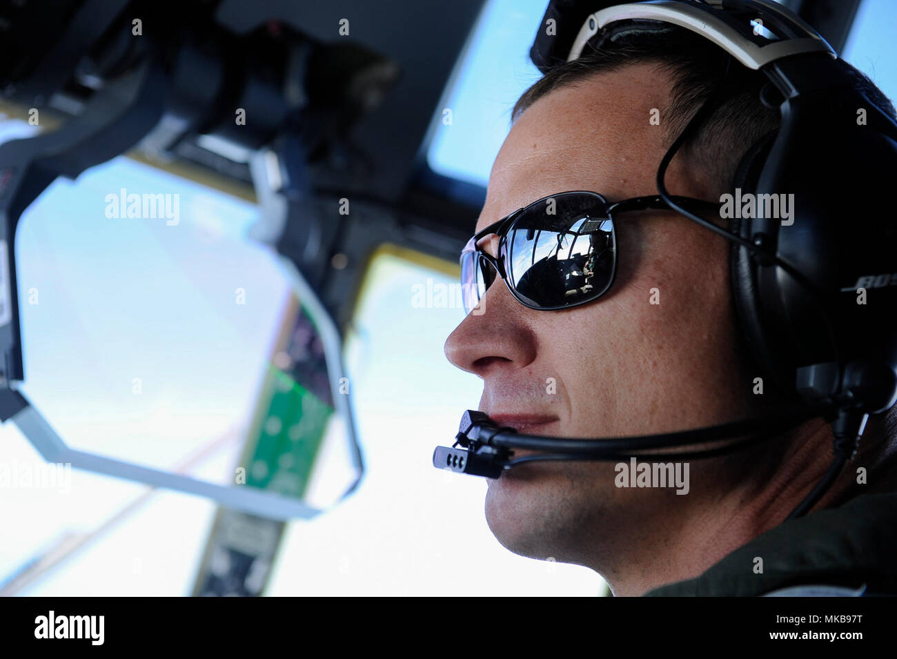 U.S. Air Force Maj. Kyle Bucher 37th Airlift Squadron C 130J