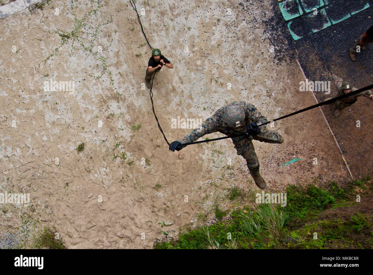 A U.S. Marine with 3rd Reconnaissance Company, 4th Marine Division ...