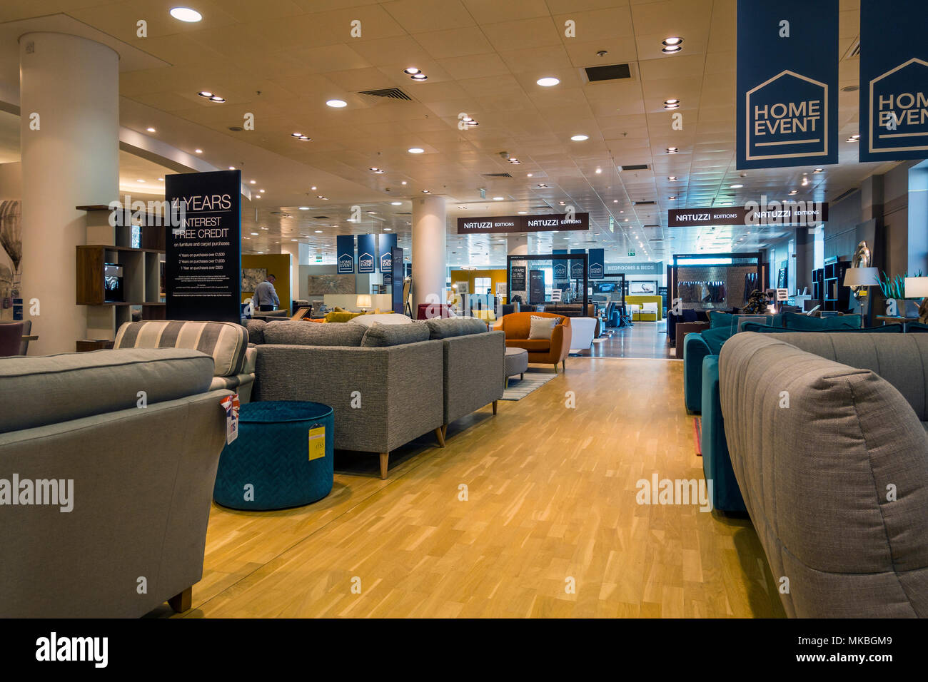 Fenwicks Store Furniture Department Home Furnishings Three