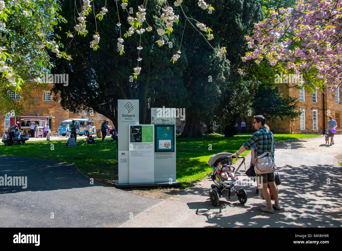 Delapre Abbey Northampton Northamptonshire UK Stock Photo Alamy