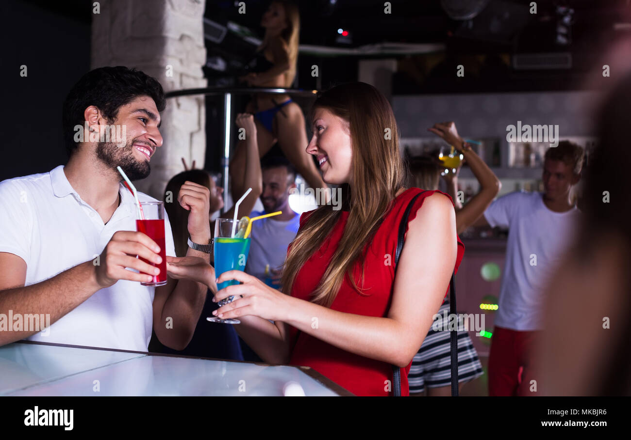 Cheerful woman man joying hi-res stock photography and images - Alamy