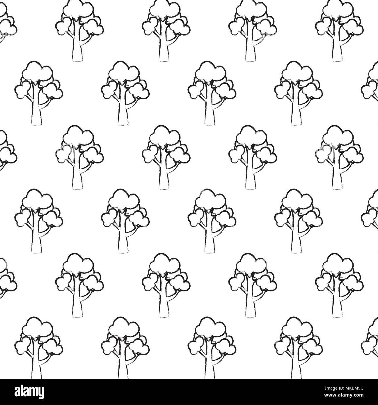 background of trees design, vector illustration Stock Vector Image ...