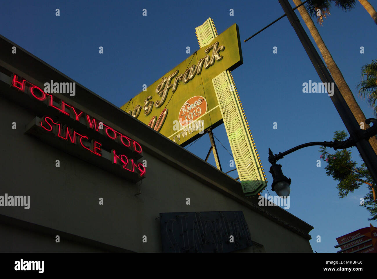 Hollywood Boulevard Stock Photo