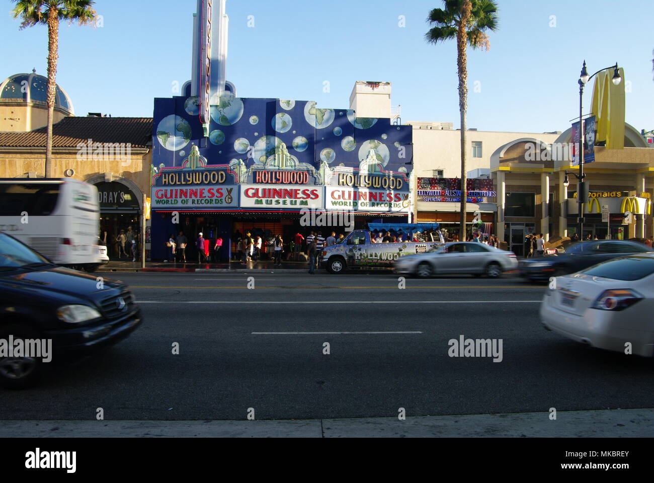 Hollywood Boulevard Stock Photo