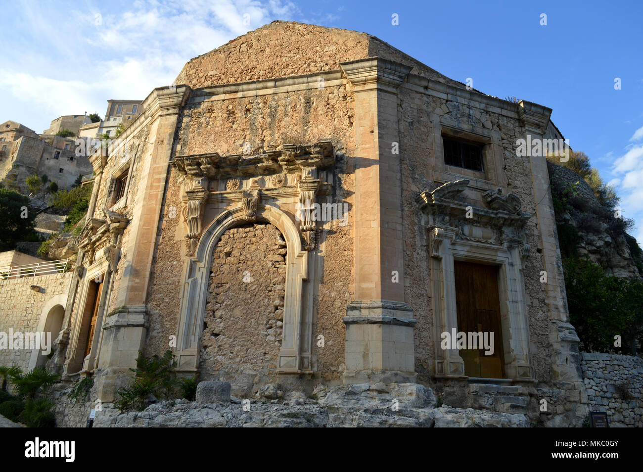 Church of Santa Maria dei Miracoli in Ragusa Ibla, Sicily, Italy, Europe Stock Photo