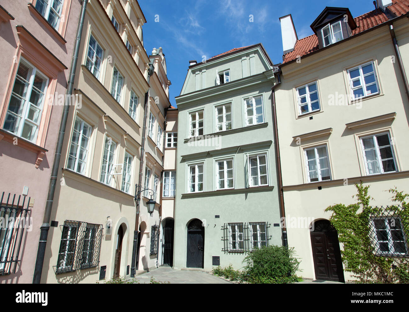 The narrowest house was built in Warsaw old town to reduce property