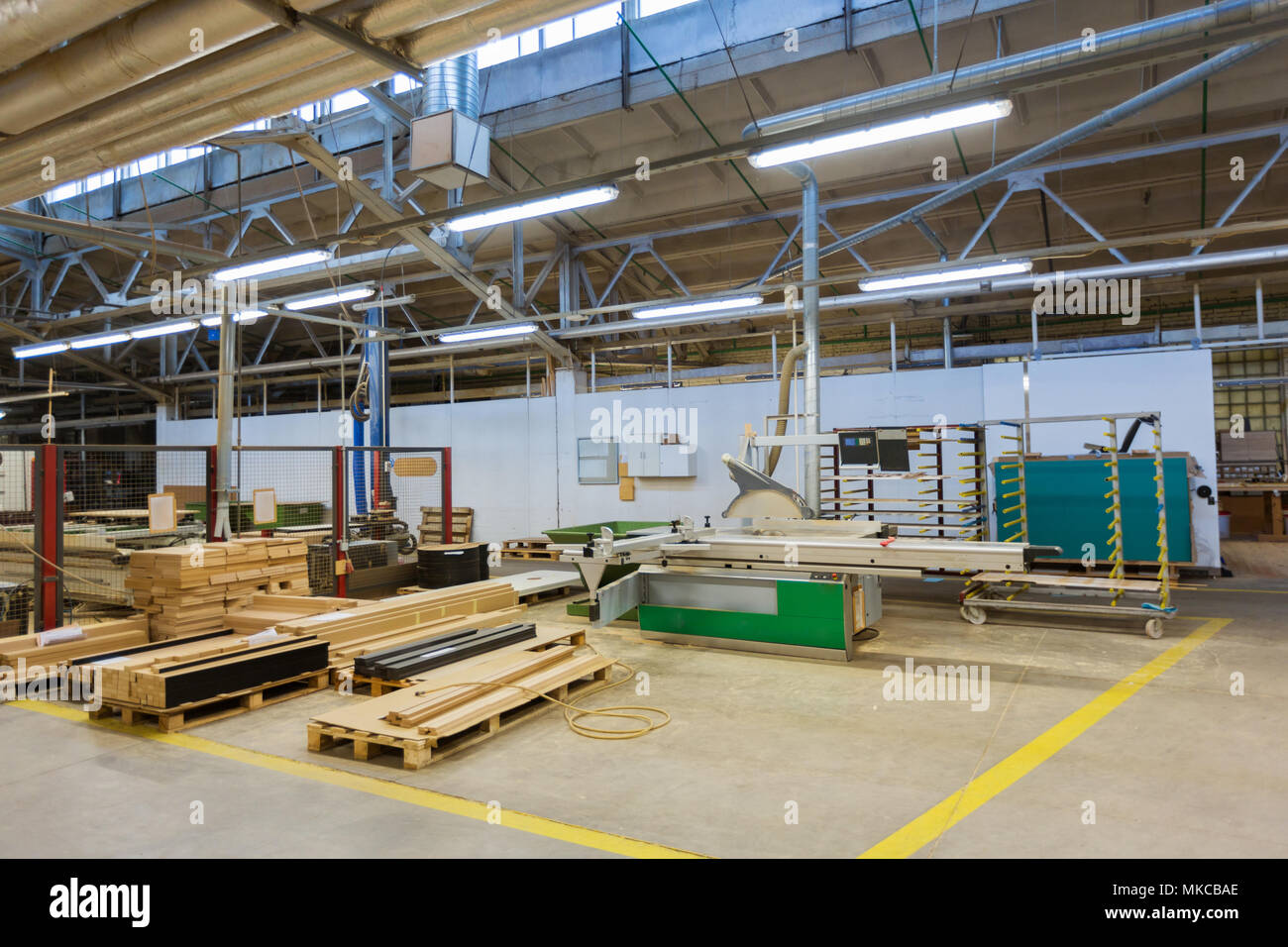 woodworking factory Stock Photo Alamy