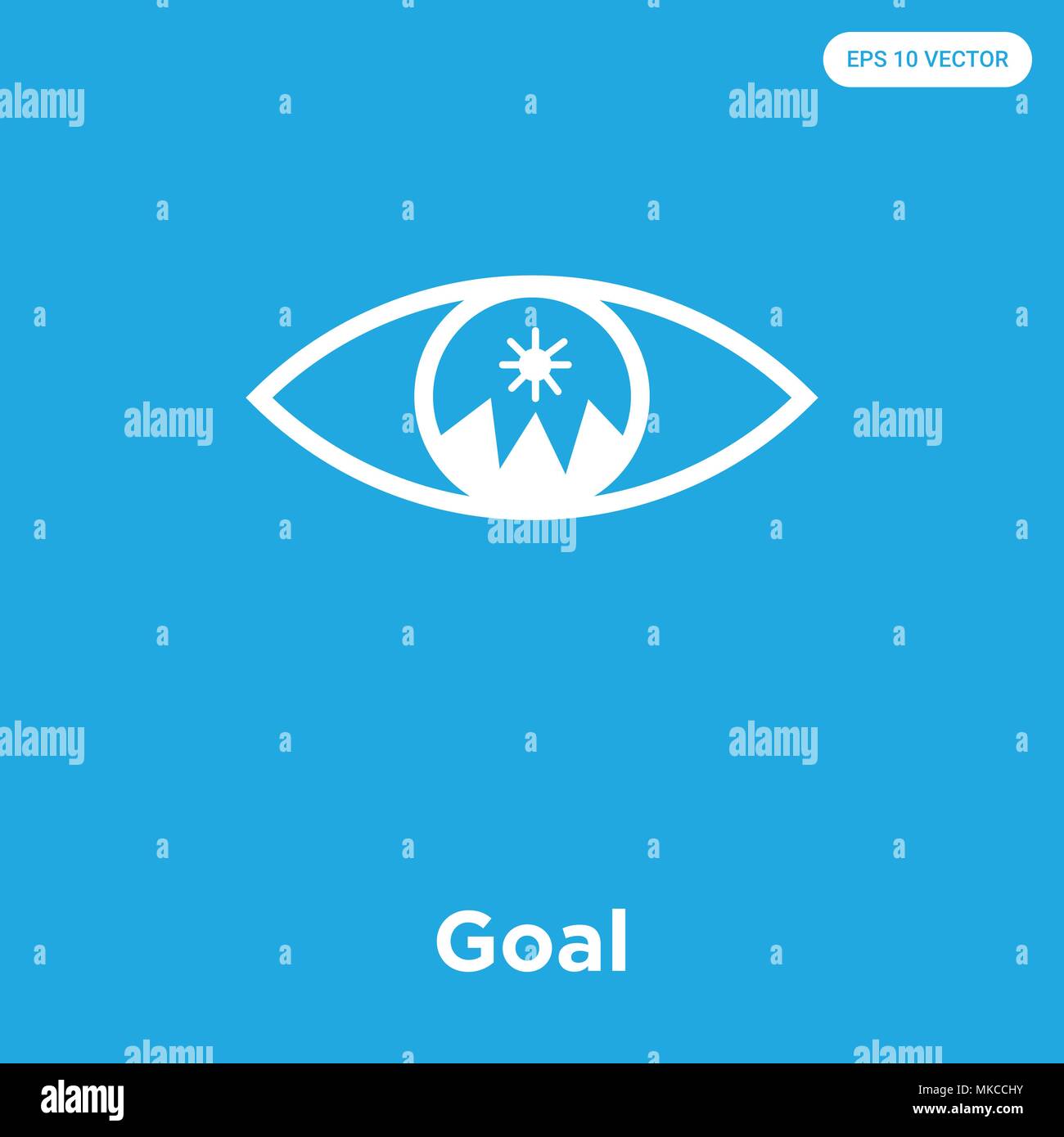 Goal sign icon vector hi-res stock photography and images - Alamy