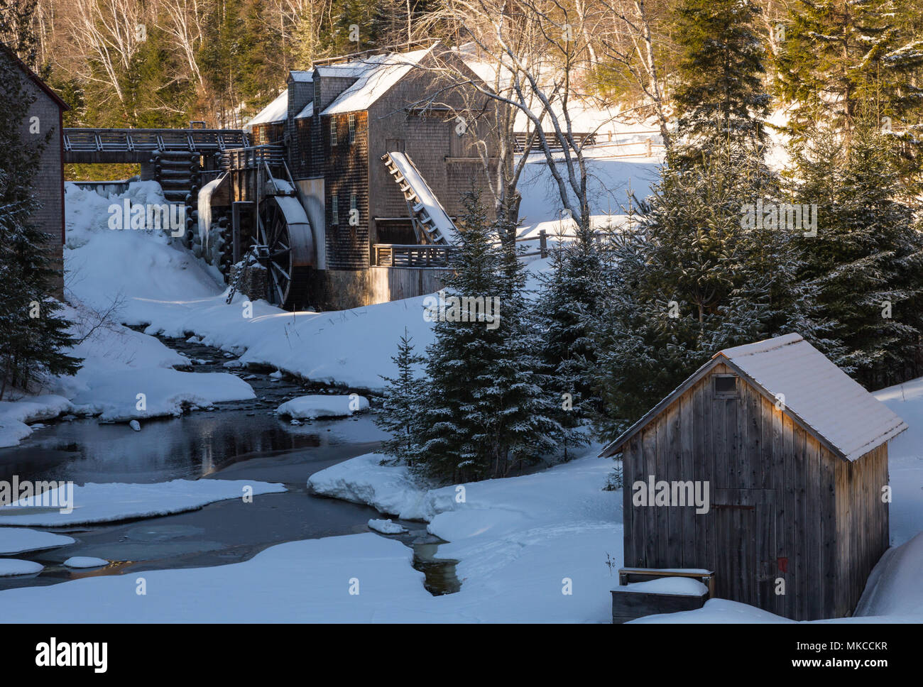 The Saw Mill at Kings Landing Historical Settlement, New Brunswick