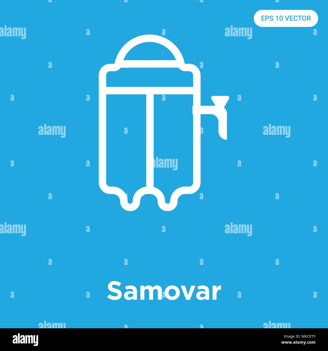 Samovar vector vectors Stock Vector Images - Alamy