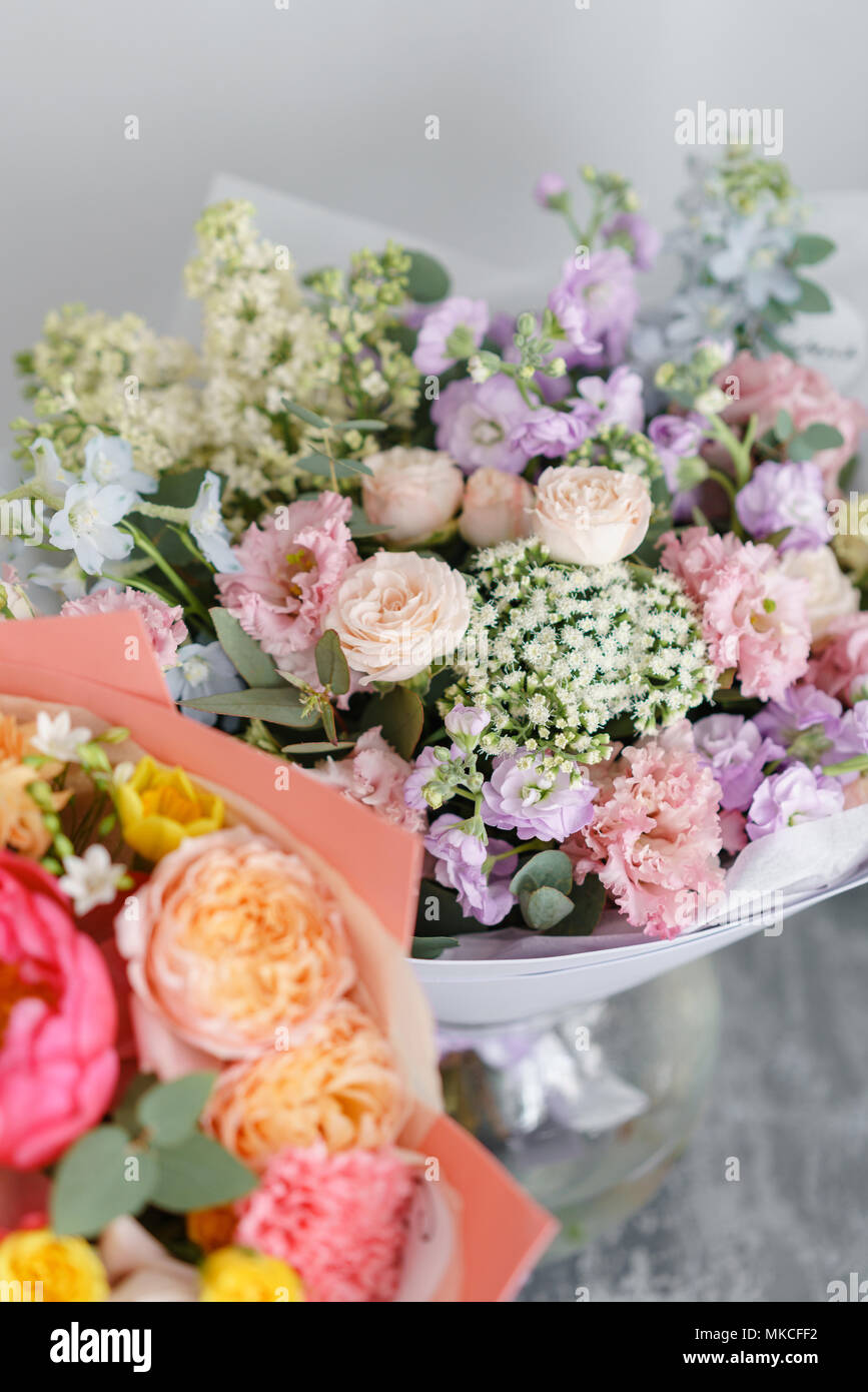 Two different color flower bouquet hi-res stock photography and images ...