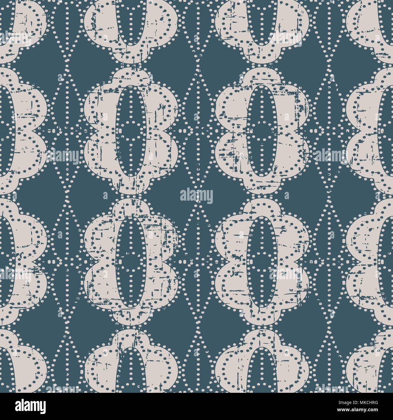 Worn out antique seamless background Curve Cross Round Oval Dot Line ...