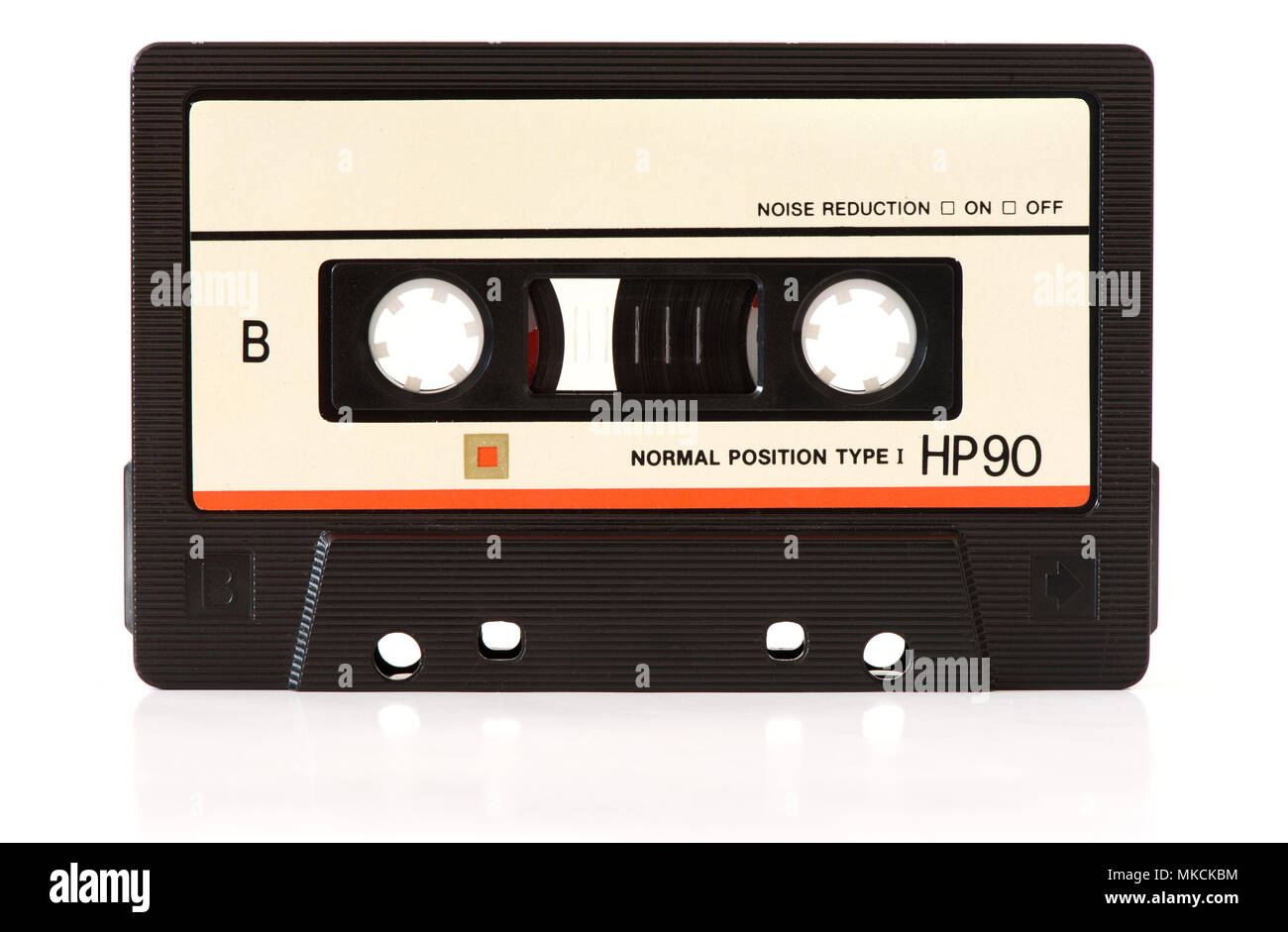 music audio tape isolated on white background Stock Photo Alamy