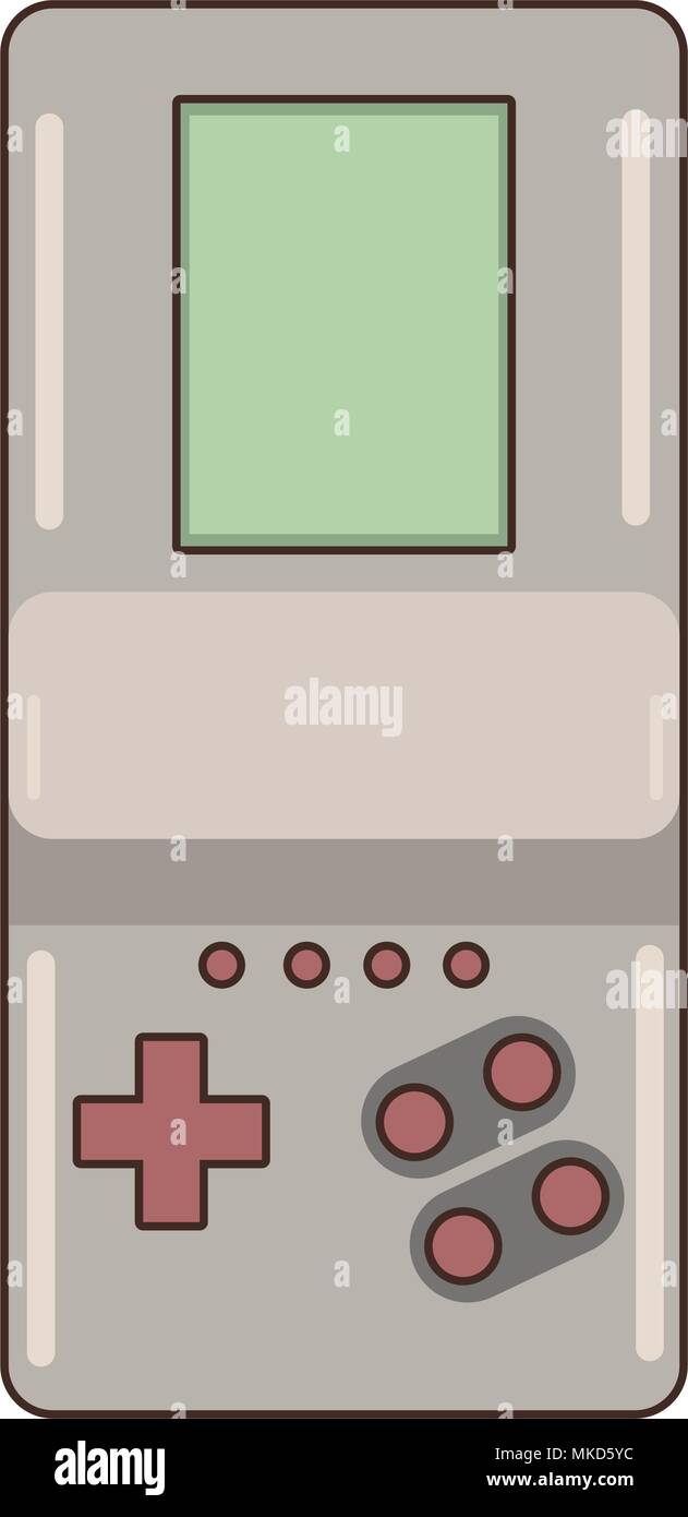 Portable videogame console technology Stock Vector Image & Art - Alamy