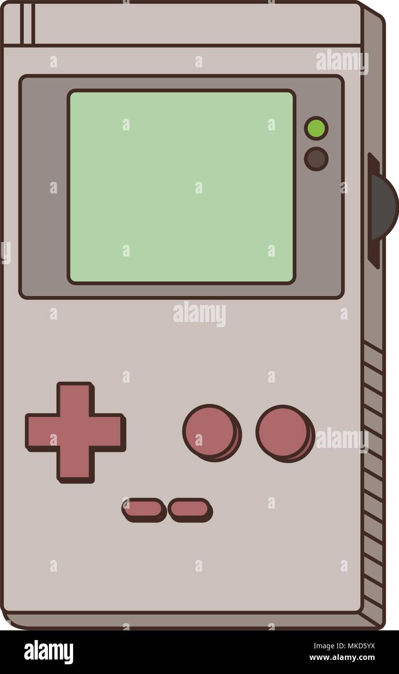 Portable videogame console technology Stock Vector Image & Art - Alamy