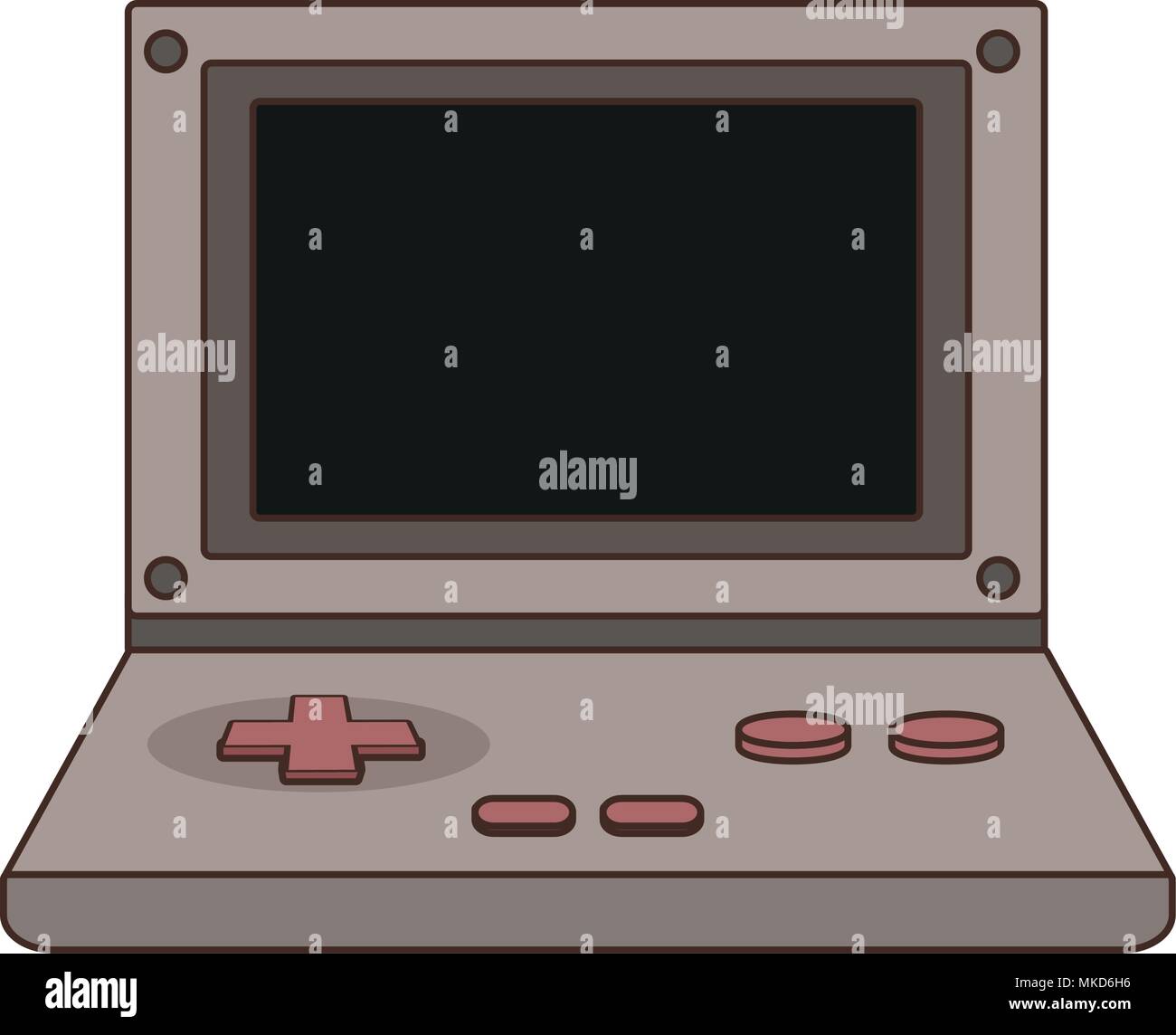 Portable videogame console technology Stock Vector Image & Art - Alamy
