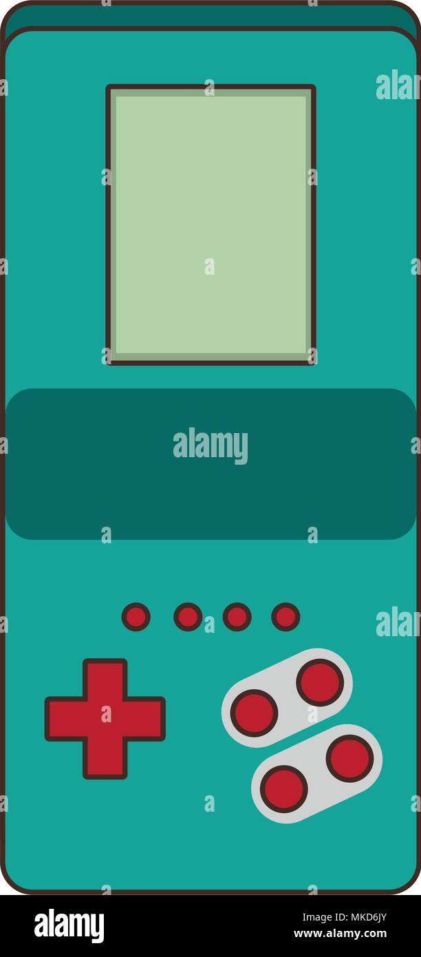 Portable videogame console technology Stock Vector Image & Art - Alamy